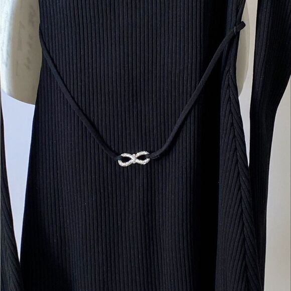 MACH & MACH Feather-Embellished Off-The-Shoulder Minidress size XL - Picture 8 of 15